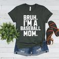 Sarcastic Bruh Baseball Mom Fan Gear For Mama Life Women's Heather T-Shirt Heather Forest Sarcastic Bruh Baseball Mom Fan Gear For Mama Life Women's Heather T-Shirt Heather Forest