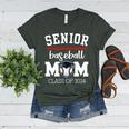 Senior Baseball Mom 2024 Senior Mom Class Of 2024 Baseball Women's Heather T-Shirt Heather Forest Senior Baseball Mom 2024 Senior Mom Class Of 2024 Baseball Women's Heather T-Shirt Heather Forest
