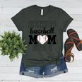 Senior Baseball Mom Class Of 2024 Senior Mom Game Day Women's Heather T-Shirt Heather Forest