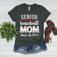 Senior Baseball Mom Class Of 2024 Baseball Senior Night Women's Heather T-Shirt Heather Forest Senior Baseball Mom Class Of 2024 Baseball Senior Night Women's Heather T-Shirt Heather Forest