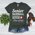 Senior Baseball Mom Class Of 2024 Baseball Player Son 2024 Women's Heather T-Shirt Heather Forest