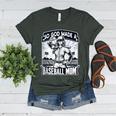 So God Made A Baseball Mom Baseball Player Women's Heather T-Shirt Heather Forest