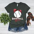 Softball Baseball Mom Floral Tee Mother's Day Premium Women's Heather T-Shirt Heather Forest Softball Baseball Mom Floral Tee Mother's Day Premium Women's Heather T-Shirt Heather Forest