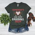 Somebody’s Loud Mouth Baseball Mom Women's Heather T-Shirt Heather Forest Somebody’s Loud Mouth Baseball Mom Women's Heather T-Shirt Heather Forest