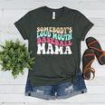 Somebody's Loudmouth Baseball Mama Baseball Mom Women's Heather T-Shirt Heather Forest Somebody's Loudmouth Baseball Mama Baseball Mom Women's Heather T-Shirt Heather Forest