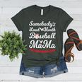 Somebody's Loudmouth Baseball Mom Mothers Day Baseball Women's Heather T-Shirt Heather Forest Somebody's Loudmouth Baseball Mom Mothers Day Baseball Women's Heather T-Shirt Heather Forest