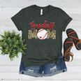 Sport Mom Leopard Mother's Day Baseball Mommy Mama Women's Heather T-Shirt Heather Forest Sport Mom Leopard Mother's Day Baseball Mommy Mama Women's Heather T-Shirt Heather Forest