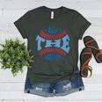 Spring 2024 Season Cute Baseball Mom It Is The Season Women's Heather T-Shirt Heather Forest