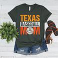 Texas Baseball Mom Design Baseball Player And Baseball Women's Heather T-Shirt Heather Forest Texas Baseball Mom Design Baseball Player And Baseball Women's Heather T-Shirt Heather Forest