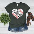 That's My Son Out There Baseball Mom Heart Mom Life Women's Heather T-Shirt Heather Forest That's My Son Out There Baseball Mom Heart Mom Life Women's Heather T-Shirt Heather Forest