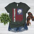 Vintage Baseball Mom Proud Family Summer Baseball Player Women's Heather T-Shirt Heather Forest Vintage Baseball Mom Proud Family Summer Baseball Player Women's Heather T-Shirt Heather Forest