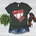 Warriors Home Plate Baseball Sports Baseball Mom Women's Heather T-Shirt Heather Forest