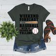 Weekend Forecast Baseball Baseball Mom Women's Heather T-Shirt Heather Forest Weekend Forecast Baseball Baseball Mom Women's Heather T-Shirt Heather Forest