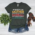When A Mother Signs Child Up For Baseball Baseball Mom Premium Women's Heather T-Shirt Heather Forest When A Mother Signs Child Up For Baseball Baseball Mom Premium Women's Heather T-Shirt Heather Forest
