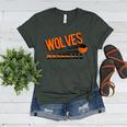 Wolves Baseball Team Baseball Mom Wolf Sports School Spirit Women's Heather T-Shirt Heather Forest
