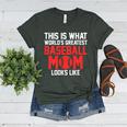 This Is What World's Greatest Baseball Mom Baseball Women's Heather T-Shirt Heather Forest