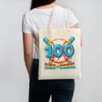 100 Days Of School Baseball Drip Boys 100th Day Of School Canvas Tote Bag