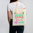 100 Days Of School Baseball Ice Cream Drip 100th Day Player Canvas Tote Bag