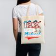 100 Days Of School Boys Baseball Drip 100th Day Dabbing Ball Canvas Tote Bag