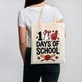100 Days Of School Coquette Bow Baseball 100th Day Girl Kid Canvas Tote Bag 100 Days Of School Coquette Bow Baseball 100th Day Girl Kid Canvas Tote Bag