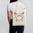 10th Birthday Baseball Bat Ice-Cream Drip 10yrs Old Boys Canvas Tote Bag