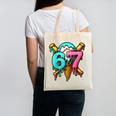 67 Baseball Ice Cream Drip Kids Canvas Tote Bag