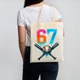 67 Baseball Meme Cool Drip Number 67 Player Or 67th Birthday Canvas Tote Bag