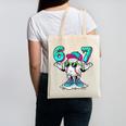 67 Meme Six Seven 6 7 Meme Baseball Drip Canvas Tote Bag