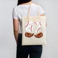 67 Trend Baseball Glove Number Style Canvas Tote Bag