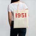 75 Year Old 1951 Classic Baseball Fan 75th Birthday Canvas Tote Bag 75 Year Old 1951 Classic Baseball Fan 75th Birthday Canvas Tote Bag