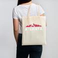 Atlanta Baseball Vintage Player Minimalist Skyline Retro Canvas Tote Bag Atlanta Baseball Vintage Player Minimalist Skyline Retro Canvas Tote Bag