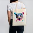 Baseball 10 Year Old Boy Ice Cream Drip 10th Birthday Player Canvas Tote Bag Baseball 10 Year Old Boy Ice Cream Drip 10th Birthday Player Canvas Tote Bag