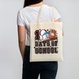 Baseball 100 Days Of School Happy 100th Day Teachers Kids Canvas Tote Bag Baseball 100 Days Of School Happy 100th Day Teachers Kids Canvas Tote Bag