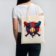 Baseball 8 Year Old Splash Drip 8th Birthday Boy Number 8 Canvas Tote Bag