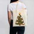 Baseball Bat Christmas Tree Lights Holiday Xmas Canvas Tote Bag Baseball Bat Christmas Tree Lights Holiday Xmas Canvas Tote Bag