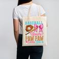 Baseball Or Bows Paw Paw Loves You Gender Reveal Baby Party Canvas Tote Bag Baseball Or Bows Paw Paw Loves You Gender Reveal Baby Party Canvas Tote Bag