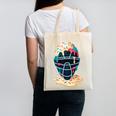 Baseball Catcher Mask Ice Cream Dripping Baseball Boy Youth Canvas Tote Bag