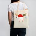 Baseball Christmas Reindeer Santa Hat Sports Player Xmas Canvas Tote Bag Baseball Christmas Reindeer Santa Hat Sports Player Xmas Canvas Tote Bag