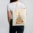 Baseball Christmas Tree Light Xmas Baseball Canvas Tote Bag Baseball Christmas Tree Light Xmas Baseball Canvas Tote Bag