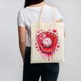 Baseball Drip Ice Cream Sprinkles Valentines Day Baseball Canvas Tote Bag Baseball Drip Ice Cream Sprinkles Valentines Day Baseball Canvas Tote Bag