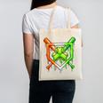 Baseball Drip Ice Cream St Patricks Day Shamrock Canvas Tote Bag