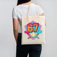 Baseball Drip Jersey Number 67 For Players & 67th Birthday Canvas Tote Bag Baseball Drip Jersey Number 67 For Players & 67th Birthday Canvas Tote Bag