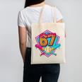 Baseball Drip Jersey Number 67 For Players & 67th Birthday Premium Tri-Blend Canvas Tote Bag Baseball Drip Jersey Number 67 For Players & 67th Birthday Premium Tri-Blend Canvas Tote Bag