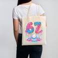 Baseball Drip Number 67 Player 67Th Birthday Baseball Meme Canvas Tote Bag