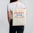Baseball Is My Favorite Season Shirt Baseball Season Vibes Canvas Tote Bag