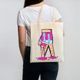 Baseball Ice Cream Drip Boys Glove Sprinkles Baseball Lover Canvas Tote Bag