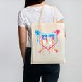 Baseball Ice Cream Drip Number 67 Player 67th Birthday 6 7 Canvas Tote Bag