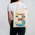 Baseball Ice Cream Drip Vehicles Youth Baseball Drip Canvas Tote Bag