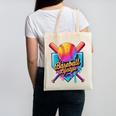 Baseball Lifestyle Drip Icecream Canvas Tote Bag