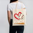 Baseball Nannie Baseball Heart Family Matching Canvas Tote Bag Baseball Nannie Baseball Heart Family Matching Canvas Tote Bag